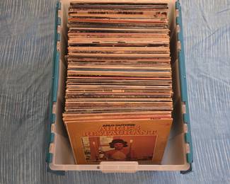 Vintage vinyl records