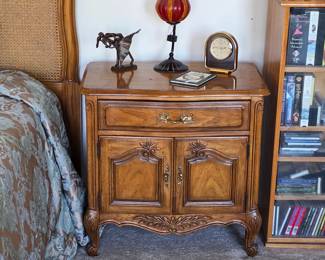 Vintage French Provincial Louis XV nightstand