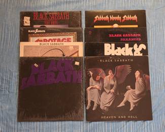 Black Sabbath vintage vinyl records