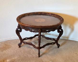Antique Victorian French accent table
