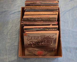 Vintage vinyl records