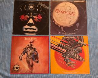 Judas Priest vintage vinyl records