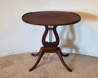 Vintage Mersman harp table