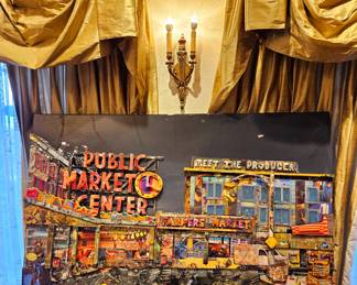 Massive Pike Place Market 3d art