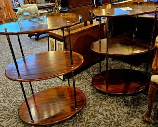 2 Beautiful tea tables, use for home bar or side tables? Georgian