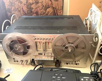 Pioneer RT 707 Reel to Reel with Box Lot of Reels 