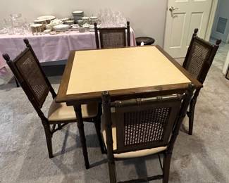 Vintage Game Table & Chairs 