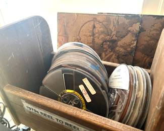 Box Lot of Reel to Reels 