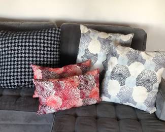 Throw pillows with feather inserts 