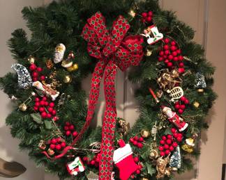 Big Xmas wreath (32” diameter)