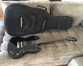 Epiphone Special SG Model electric guitar + soft sided Road Runner case 
