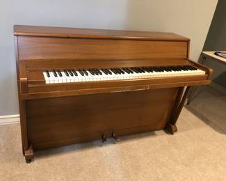 Vintage Melodigrand spinet piano (56”L, 37”H, 24”D) - nice tone
