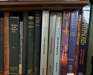 MASSIVE Collection of Vintage Books: Esoteric, Occult, Metaphysical, Agnostic, Magic, Crystals, Tarot, and More!