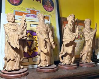 Asian Wood Figurines
