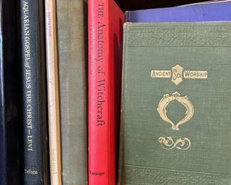 MASSIVE Collection of Vintage Books: Esoteric, Occult, Metaphysical, Agnostic, Magic, Crystals, Tarot, and More!