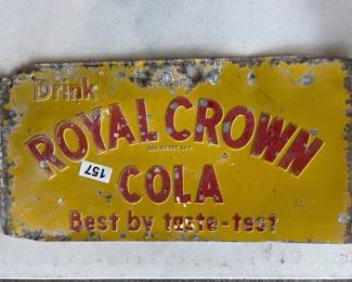 ROYAL CROWN METAL SIGN