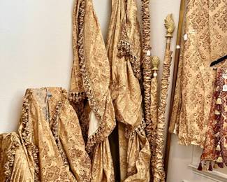 CURTAINS AND CURTAIN RODS.