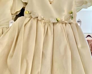 TWO SWEET CHILD'S BRIDESMAIDS DRESSES.