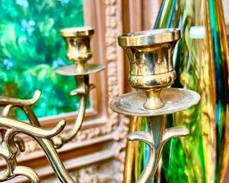 BRASS CANDLEBRAS!