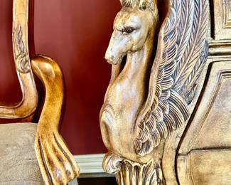 UNICORN HORSE CARVINGS.