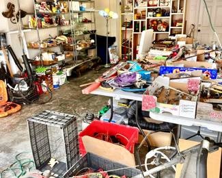 FULL GARAGE WITH LOTS OF QUALITY HAND AND POWER TOOLS, REMODELING TILE, PAINTING EQUIPMENT, COMMERCIAL RESTAURANT EQUIPMENT.