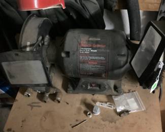 Vintage craftsman bench grinder 