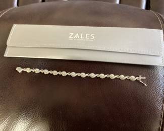 14k white gold bracelet