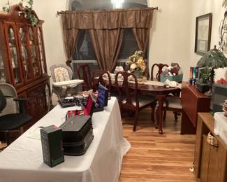 Dining table and chairs