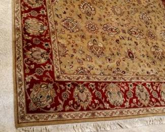 The rug measures 8 ft. x 10.25 ft.