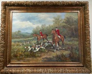 Large oil painting