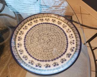 A look at one of the plates that were made in Poland