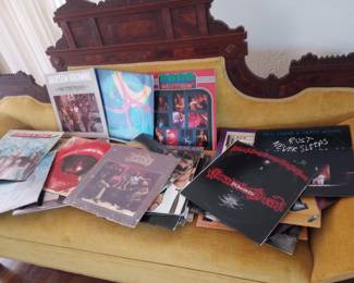 Vintage record album LPS 60s, '70s, 80,s rock