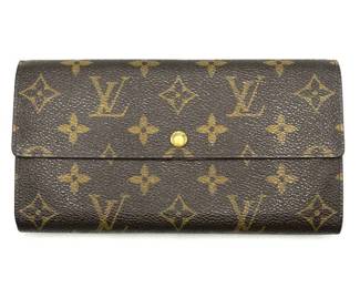Louis Vuitton Monogram Pochette Portemonnais Credit Long Wallet