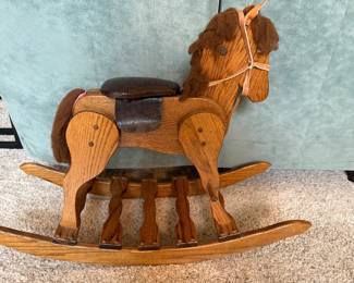 $150 Vintage rocking horse