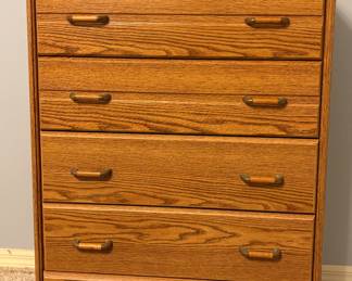 $130 Tall boy dresser (measurements: 30" x 45" x 16")
