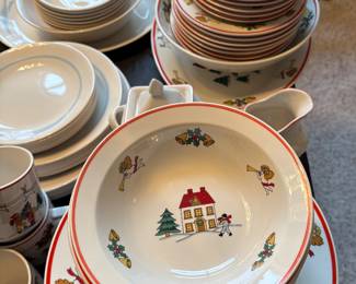 $100 The Joy of Christmas dishes (many pieces)