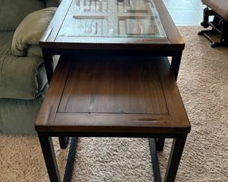 $70 Large nesting table & $45 small nesting table