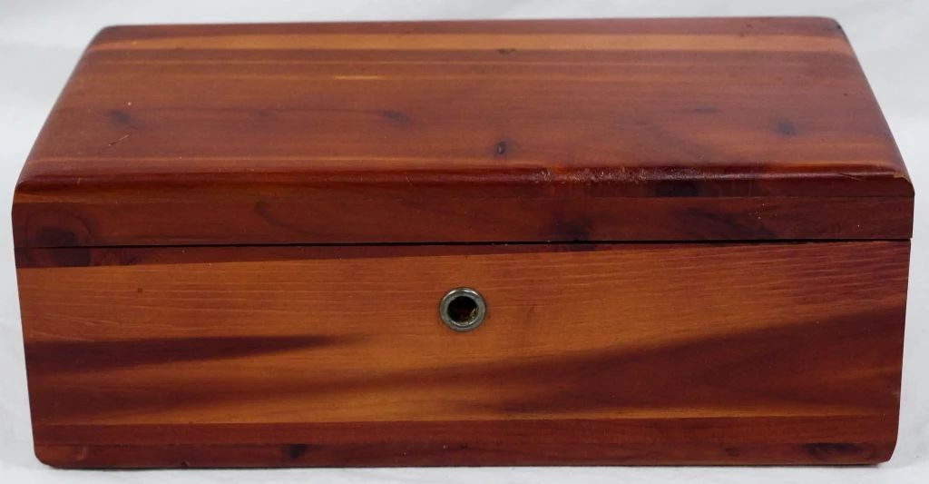 1 - Lane Wooden Box 3.5x9x5

