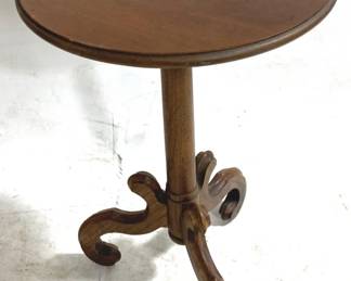 3020 - Mahogany Candlestand Table - 19" x 11"
