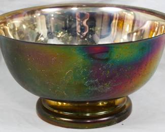 10 - Silver Plate Bowl 5x10"
