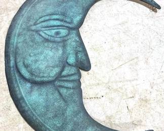 3250 - Metal Moon Wall Hanging - 25"
