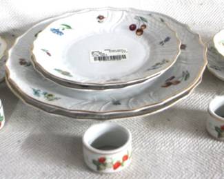 7594 - "Summer Garden" Avon Dish Set - 11 Pieces
