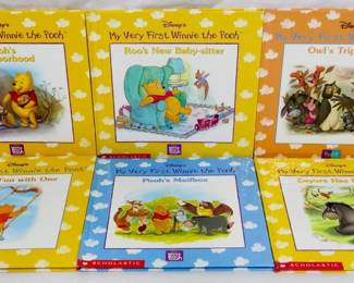 1645 - 6 Vintage Disney Books
