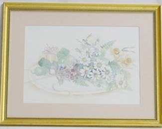 232 - Framed Watercolor 30x35
