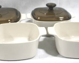 5116 - 4 Corning Dishes - 2 w/ Lids
