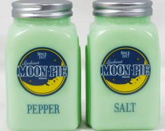 1509 - Jadeite Salt and Pepper Shakers 4"
