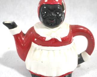 8465 - Aunt Jemima Teapot - AS IS = Broken Head 7x8
