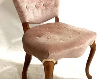 3034 - Vintage French Side Chair - 35" x 21" x 22"

