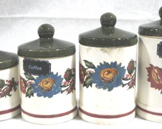 8512 - Canister Set - 8.5", 9.5", 10.5" , 11.5" Tall
