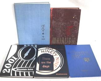 7778 - 5 Assorted College Yearbooks
